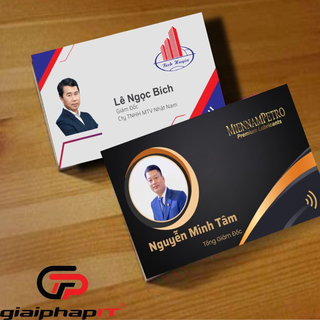 Mẫu namecard tích hợp NFC của doanh nghiệp