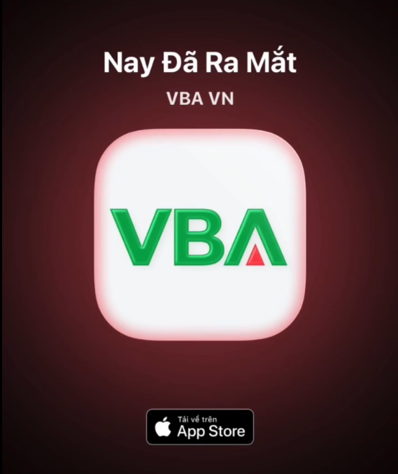 Ứng dụng VBA VN nay đã ra mắt trên App Store